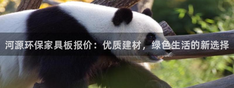 杏耀平台黑款：河源环保家具板报价：优质建材，绿色生活的新选择