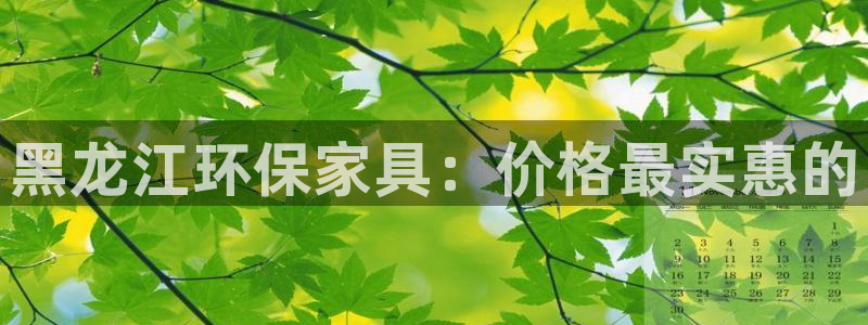 杏耀平台代理登录网址是多少：黑龙江环保家具：价格最实惠的
