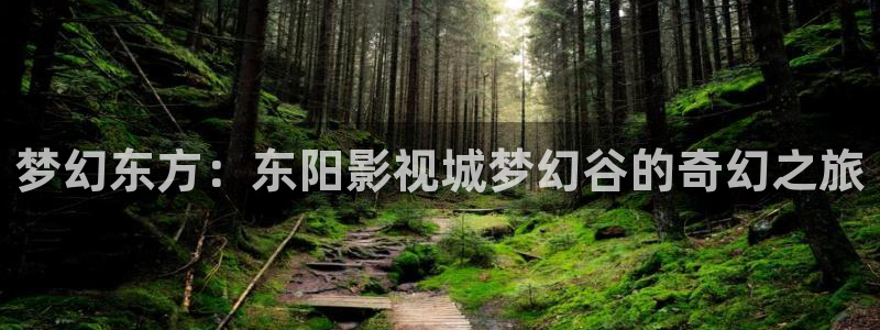 五杀影院免费观看入口：梦幻东方：东阳影视城梦幻谷的奇幻之旅
